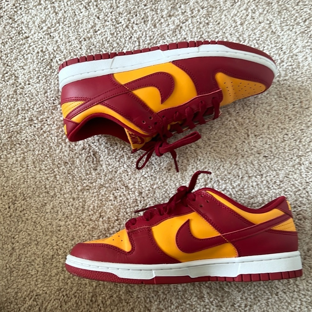 Nike Red and Yellow Sneakers